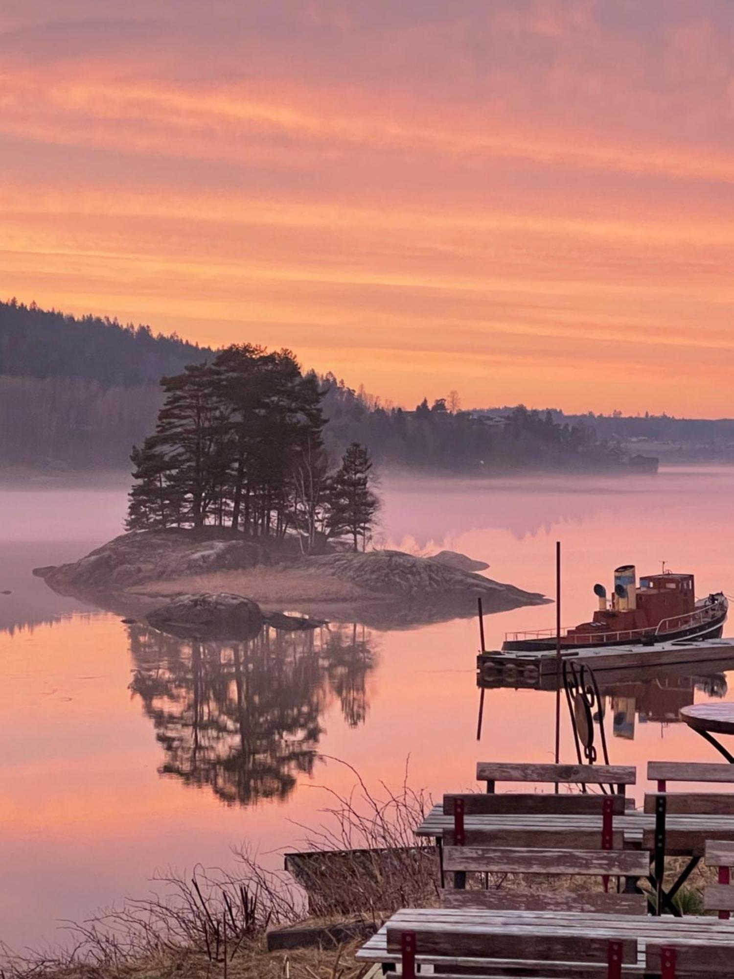 Hyttelaven Pa Furuholmen Sarpsborg Esterno foto